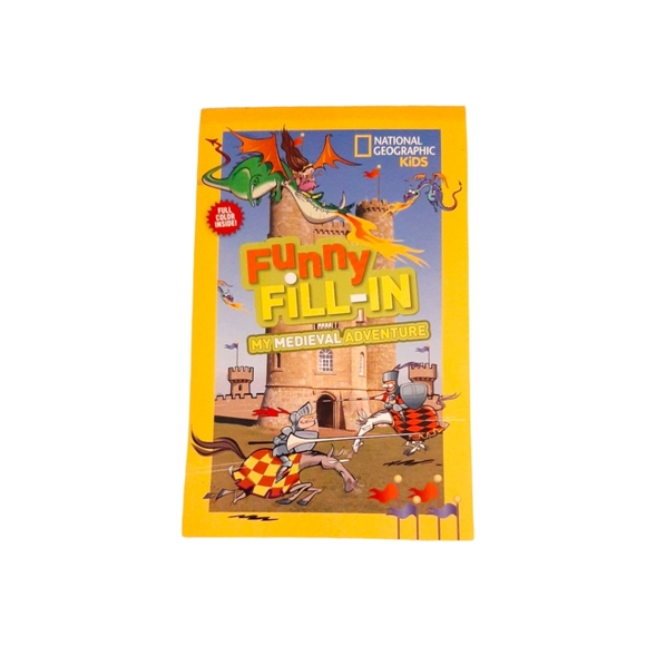 My Medieval Adventure (National Geographic Kids Funny Fill-In) Book New - Picture 1 of 3